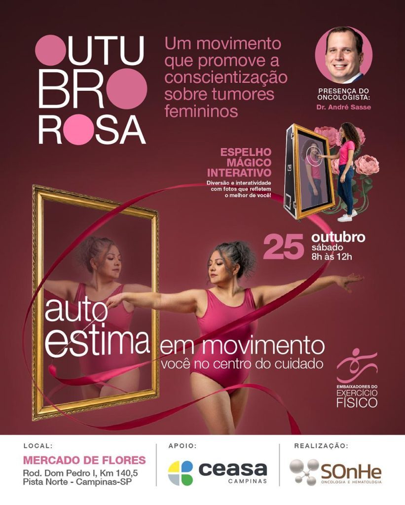 Outubro Rosa – Flores no Ceasa – 25 de Outubro