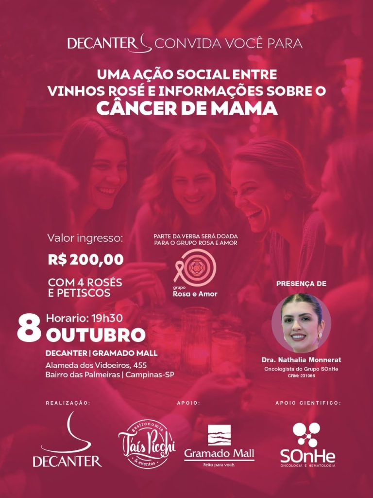 Câncer de Mama: Ação Social com o Grupo Rosa e Amor